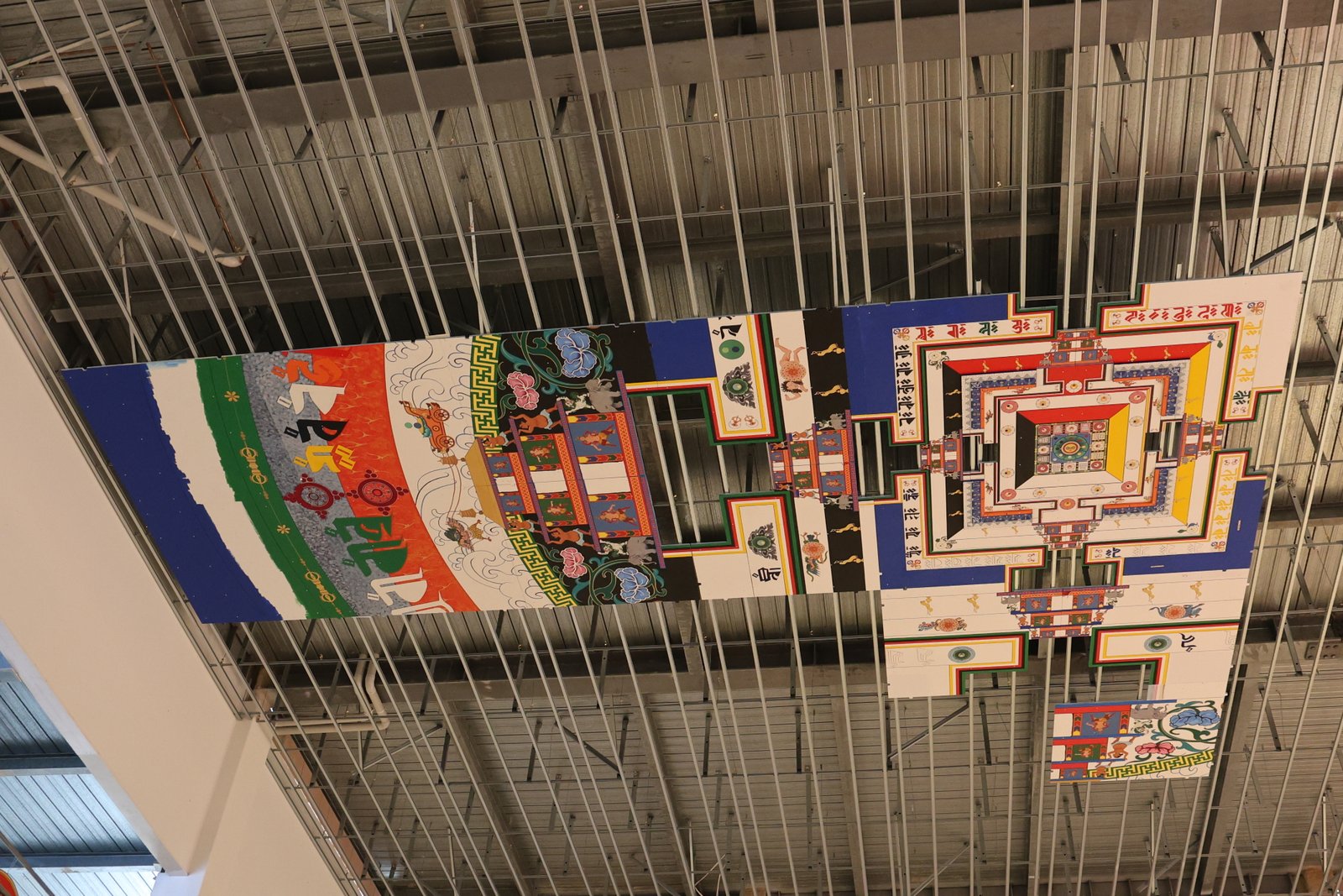 Kalachakra Ceiling Project latest progress